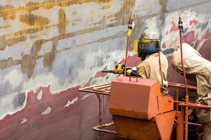 Peinture marine Port